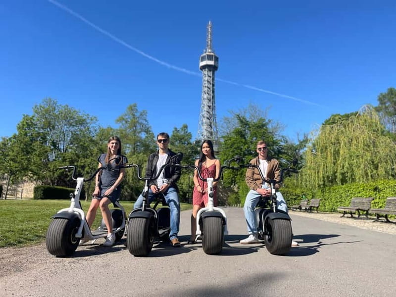 Prague: 3-Hour Fat Tire E-Scooter Tour - Group tour vs private option: choose based on how you like to travel