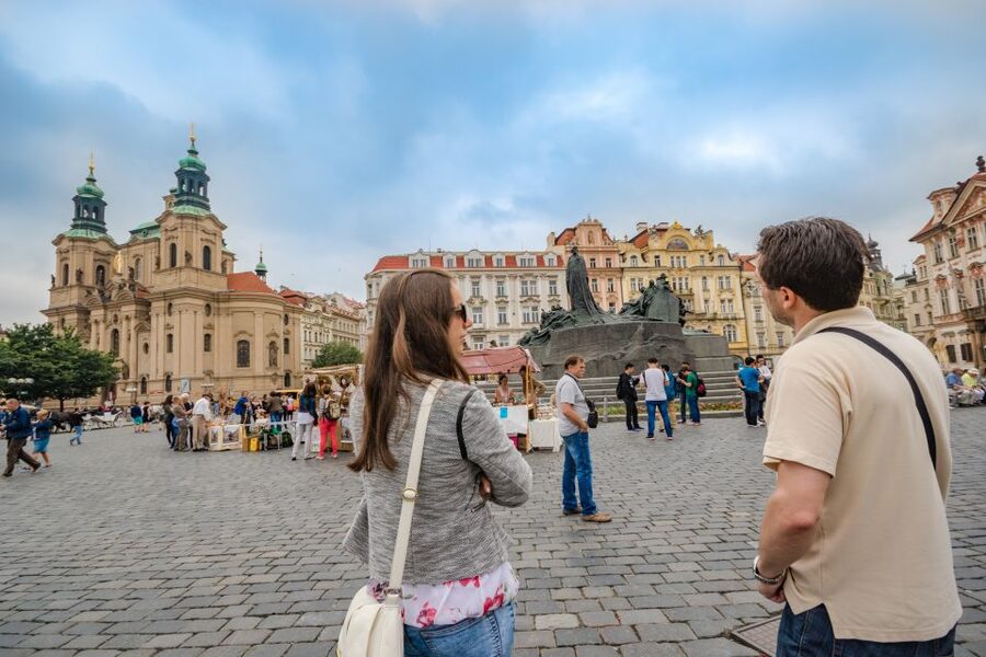Prague: 3-Hour Walking Tour of Old Town & Prague Castle - The tram ride to Hradčany Square that saves your legs