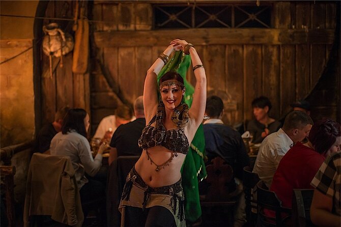 Prague 5 Courses Medieval Dinner and Live Performances - The light is part of the theme, so bring your own visibility