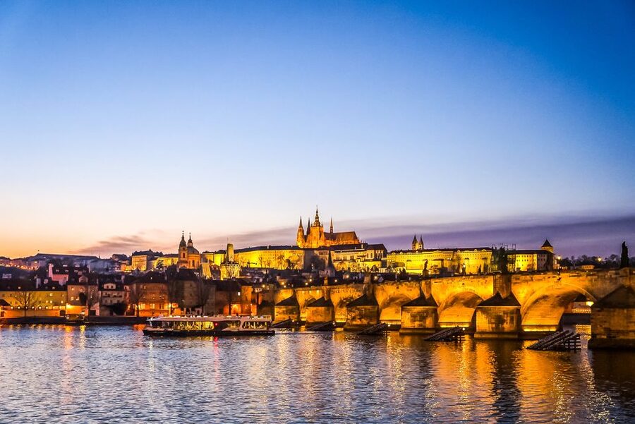 Prague: 50-Minute Sightseeing Evening Cruise - Where the cruise starts: Dvořákovo nábř. and Pier 4