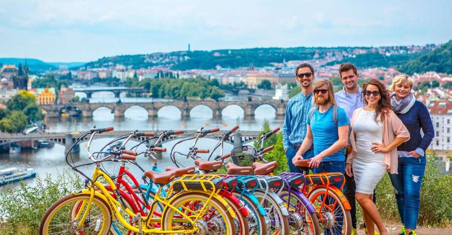 Prague: 7 Best Viewpoints of Prague E-Bike Tour - Petrin Hill: the uphill start that turns into instant perspective