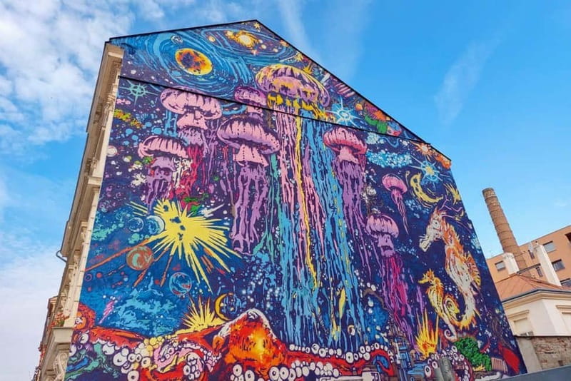 Prague: Alternative Prague Walking Tour - The 120-year-old mural, why it belongs on an alternative route