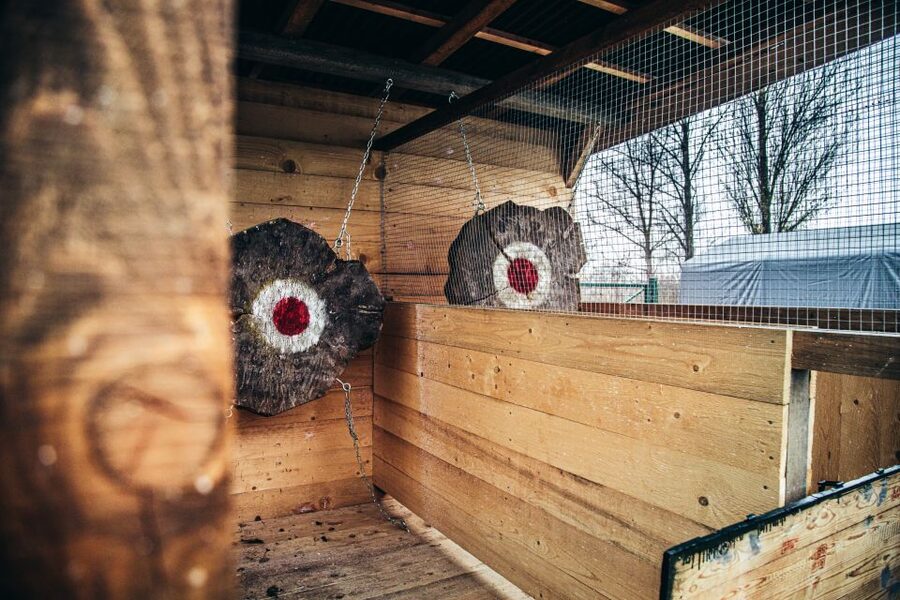 Prague: Axe Throwing Experience with Barbecue and Beer - The Competition Feel: Why Targets Make It More Than a Demo