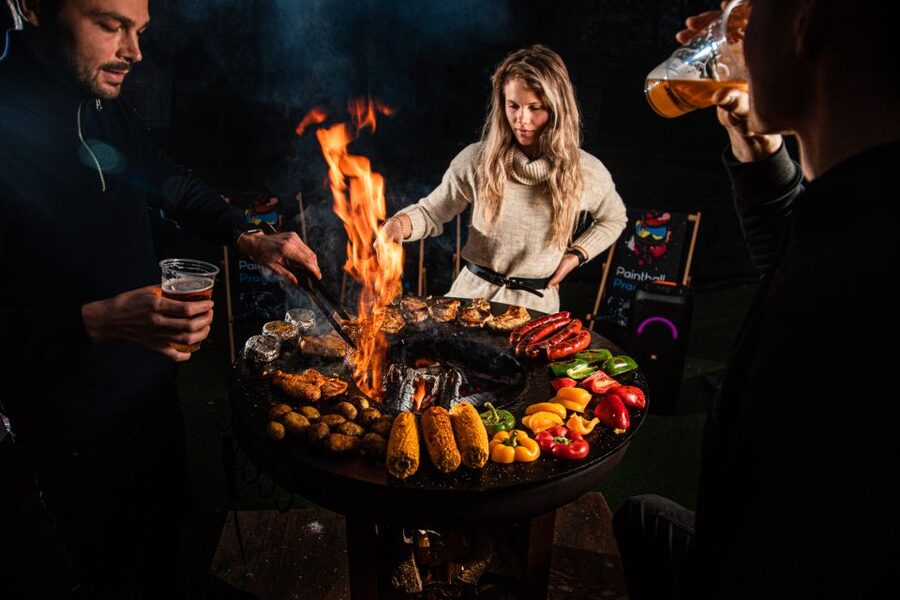 Prague: Axe Throwing Experience with Barbecue and Beer - Safety Briefing First, Then Throw Axes at Two Targets