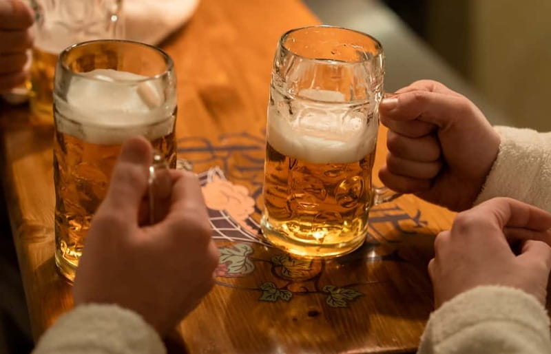 Prague: Beer and Wine Spa Bath with Salt Cave Experience - Unlimited Bernard Beer and Prosecco: Fun, But Pace Yourself