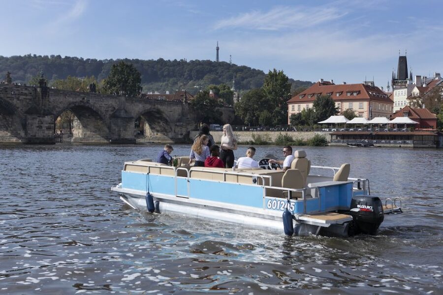 Prague: Beer Boat Tour - One hour on the water: captain, bartender, and the relaxed party rhythm