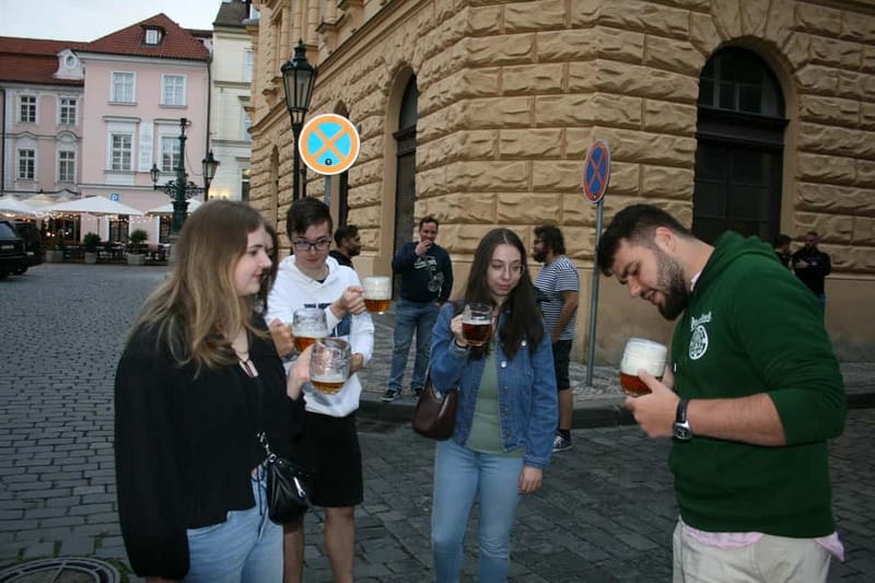 Prague Beer History: Highlights Tour with Tasting - Malostranské Square (45 minutes): the beer-and-history kickoff