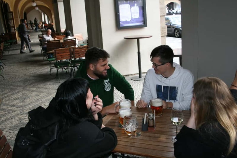 Prague Beer History: Highlights Tour with Tasting - Uhelný trh (20 minutes + 10-minute beer break): where the afternoon turns into pub time