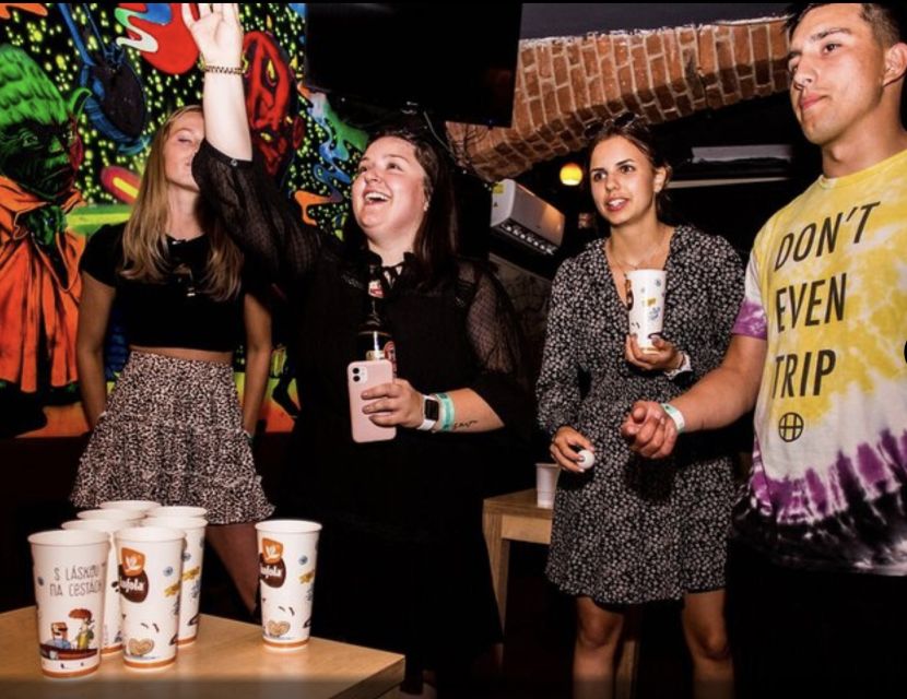 Prague: Beer Pong Experience with Unlimited Czech Beer - Sports Bar Background: Watching Games While You Play