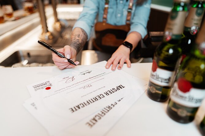 Prague Beer Pouring Class at Pilsner Urquell - How the Tapster Academy feels in real life (private bar, real practice, no pressure)