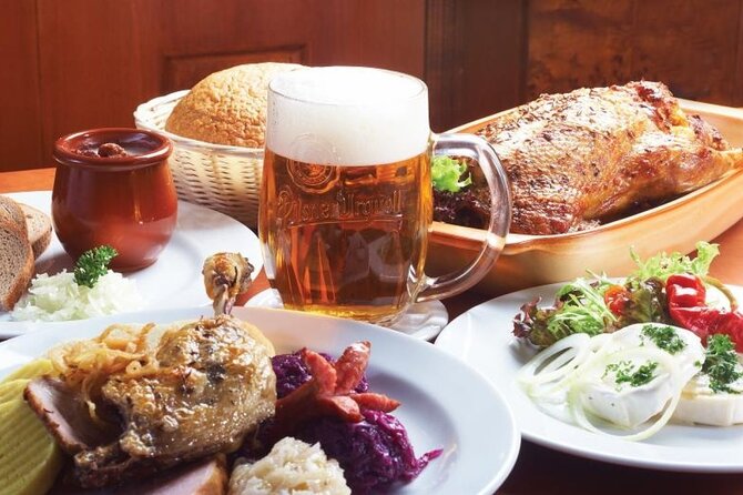 Prague Beer Tasting - 8 types of Czech beer included - Stop 1 at Pivovarský dům Benedict: Your Eight-Beer Flight