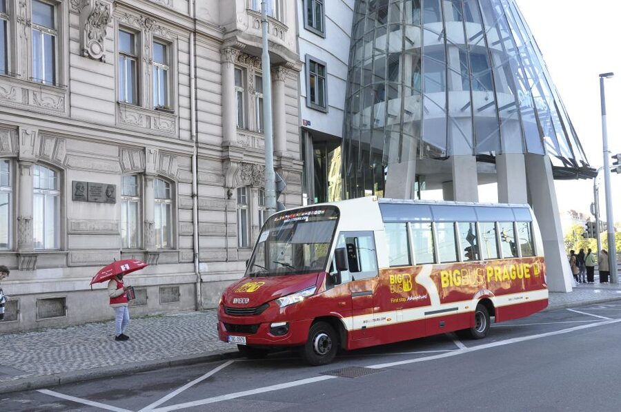 Prague: Big Bus Hop-on Hop-off, Castle Tour and River Cruise - Vltava River cruise from Dvorakovo embankment, pier 17