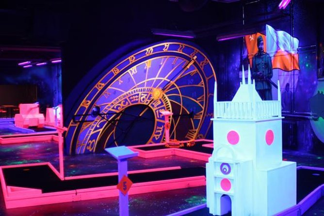 Prague Black Light Mini Golf Admission Ticket - Key points before you go