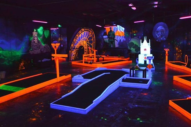 Prague Black Light Mini Golf and Games with free Drinks - Quick highlights you can use right away