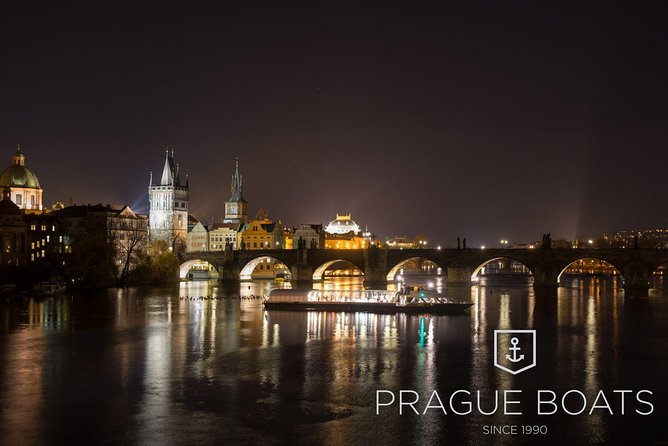 Prague Boats 3-hours Crystal Dinner Cruise - The Vltava evening route: Prague sights, plus the Smíchov lock twist