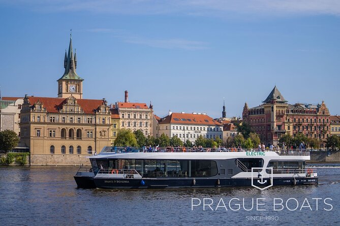PRAGUE BOATS: 50-Minute Sightseeing Cruise - Kampa Island, Straka Academy, Civic Swimming Pool: Landmarks in Motion