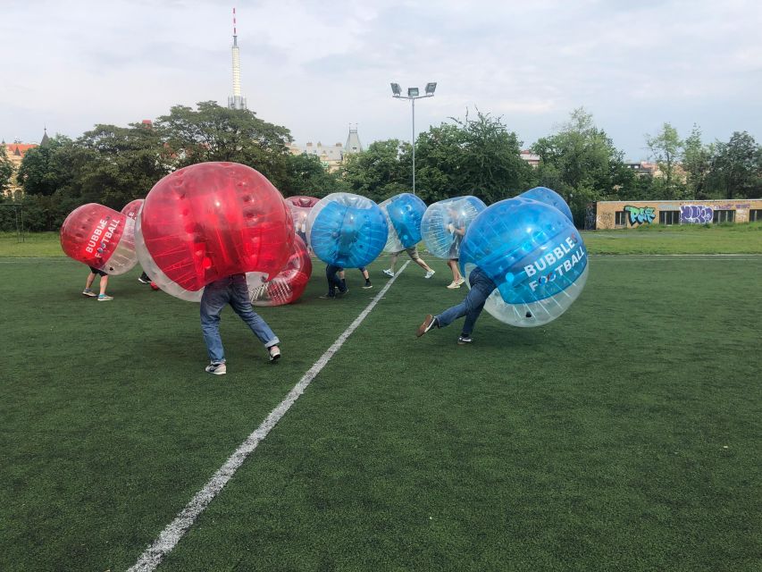 Prague: Bubbles football - Zorb Football in centrum - Bubble football in Prague centrum: why it feels different right away