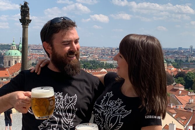 Prague Castle and Pubs Tour with Drinks Included - Inside the Castle grounds without paid entry tickets