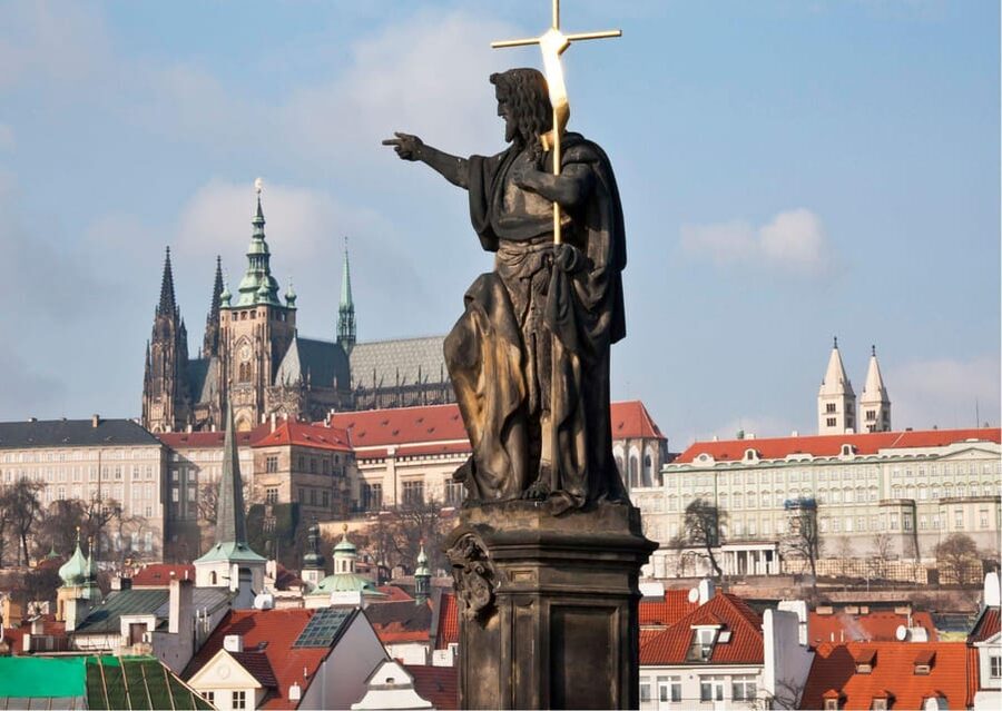 Prague: Castle Circuit Entry Tickets with Audio Guide - St. George’s Basilica: Romanesque calm and fresco details
