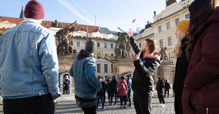 Prague: Castle Grounds & Highlights Walking Tour small-group - Pre-castle stroll in Lesser Town, a calm warm-up