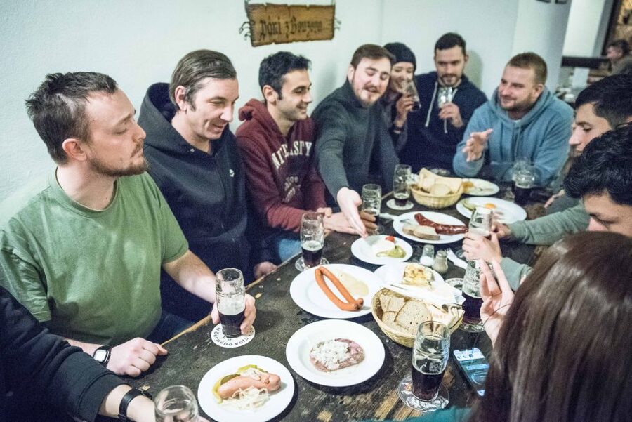 Prague: Castle Side Breweries & Pubs Guided Walking Tour - Meeting point near Charles Bridge, in Malá Strana