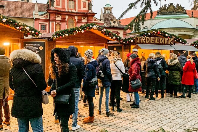 Prague Christmas Markets and Holiday Magic Walking Tour - Na Příkopě and the final light-filled stroll back