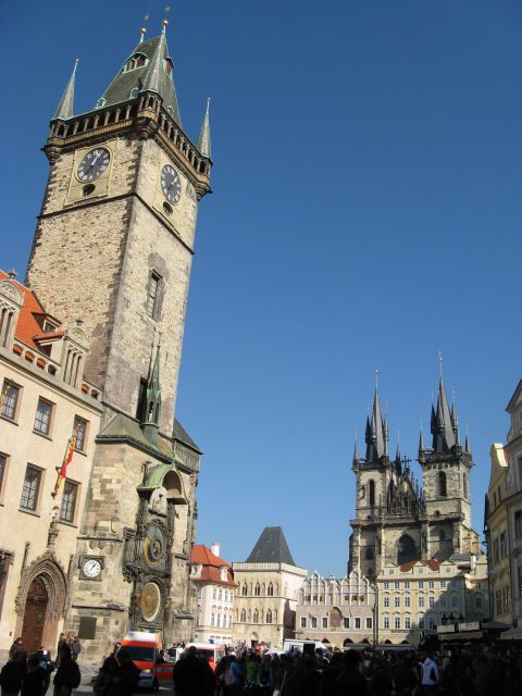 Prague City: 1-Hour Orientation Tour by Bus - Old Town Square, spires and Old Town Hall from the window