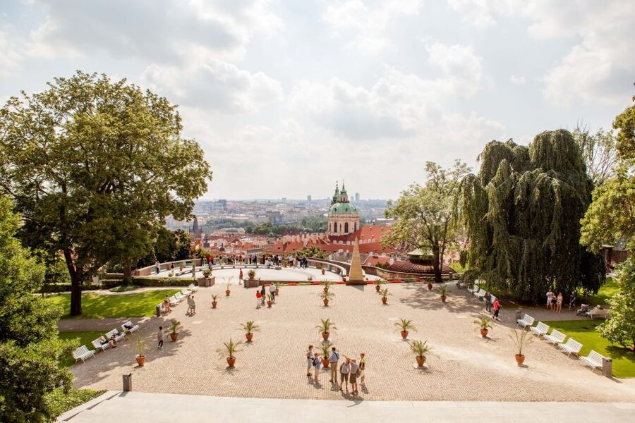 Prague City 3-Hour Tour with Changing of the Guard - Lobkowicz Palace coffee stop and Malostranské Square: taking a breath before Old Town