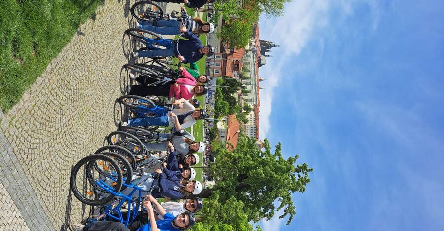 Prague City Bike guided tour - Getting Started at Kralodvorská, Then Rolling Into Prague