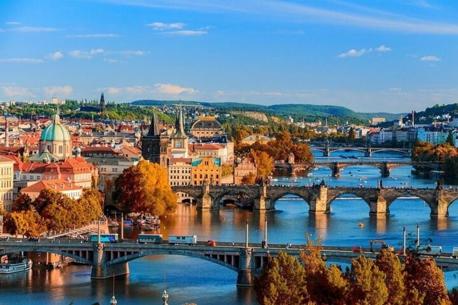 Prague: City Highlights Walking Tour - Charles Bridge and the Vltava River silhouette