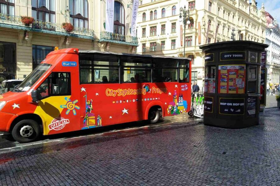 Prague: City Sightseeing HOHO Bus Tour & Optional Boat Tour - Blue Route (Single Decker) Stops: Castle Views, Old Town, and the River Bank