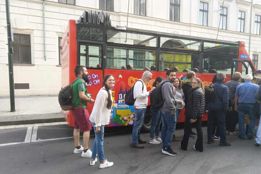 Prague: City Sightseeing HOHO Bus Tour & Optional Boat Tour - Red Route (Double Decker) Stops: Faster Loops, Key Castle Entry, Petrin Access