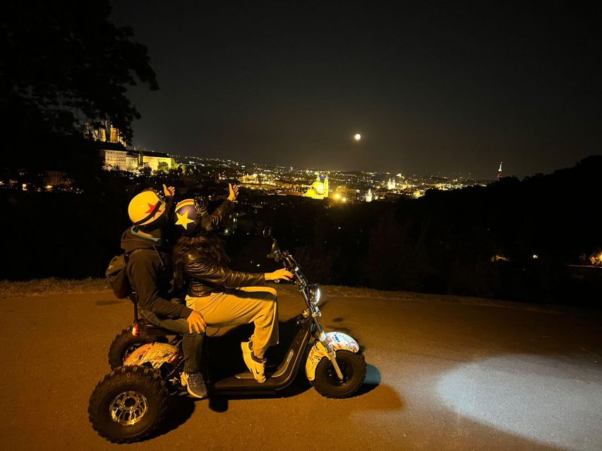 Prague City sightseeing in Night Trike Tour - First, the e-trike training that makes the ride feel easy