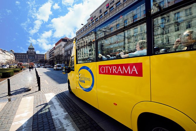 Prague City Sightseeing Tour - National Theatre area: a landmark with a dramatic rebuild