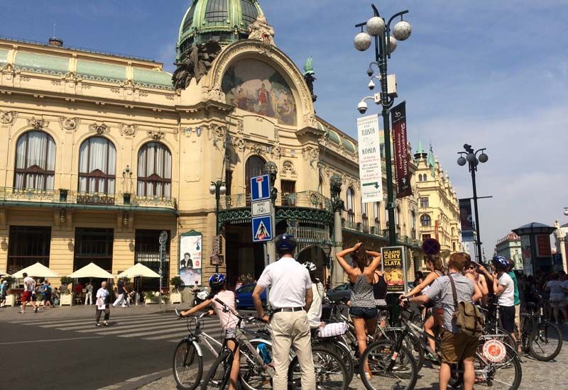 Prague: Classic City Bike Tour - John Lennon Wall and Charles Bridge: photos plus the classic Prague feeling