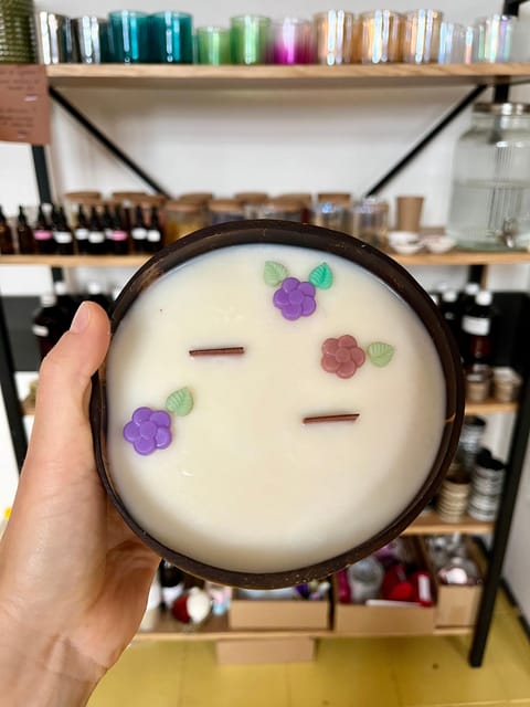Prague: Coconut Candle Workshop - What you take home, and why it makes a great Prague souvenir