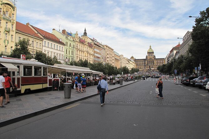 Prague Communism tour with visit of Communism museum - Wenceslas Square Stop: Politics in the Middle of Daily Life