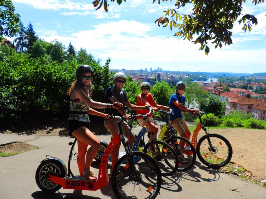 Prague: E-Bike/E-Scooter Viewpoint Tour - A short reset at Prague Castle complex