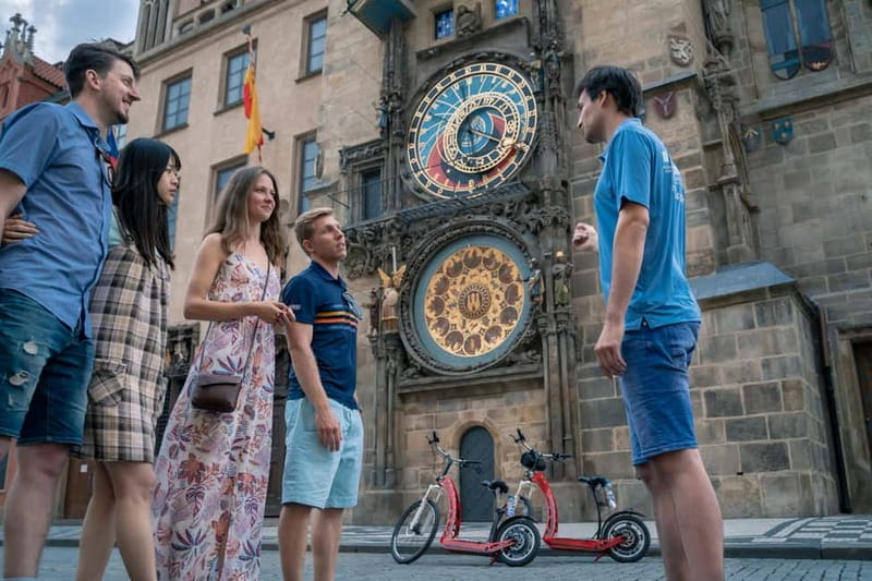 Prague: E-Bike or E-Scooter Tour with A Local Guide - The ride from the river to the Castle viewpoints