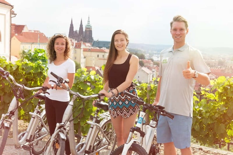Prague: E-Bike or E-Scooter Tour with A Local Guide - Prague Castle complex and Strahov Monastery breaks