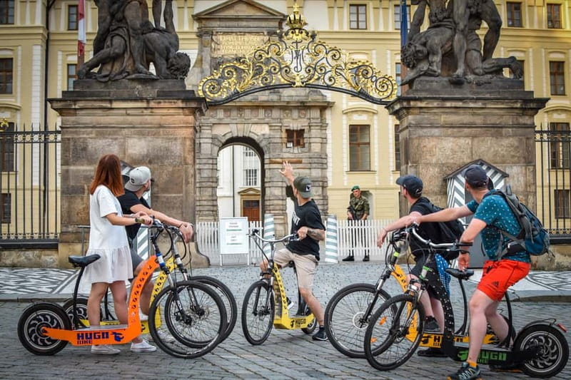 Prague: E-Scooter Grand City & Panoramas Small-Group Tour - Charles Bridge to Prague Castle: the route that makes the most of a short visit
