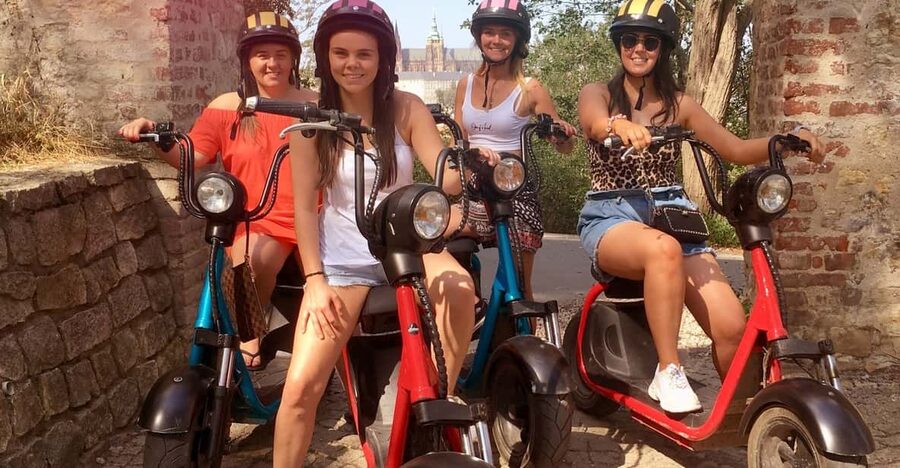 Prague Electric Scooter and eBike Grand Tour - Lennon Wall and Lesser Town: Street Art Meets Scenic Streets