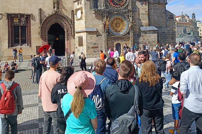 Prague Essential Tour Old Town and Jewish Quarter - Powder Tower, Kafka statue, and the mental shift into the Jewish Quarter