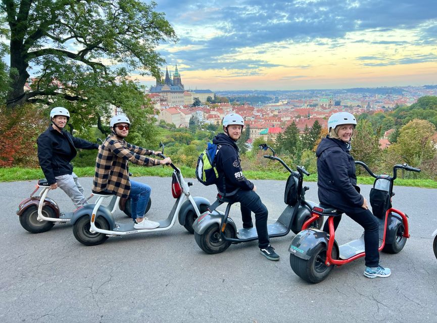 Prague: Fat Tire E-Scooter Guided Tour - Letná views and Prague Castle: the best payoff for your effort