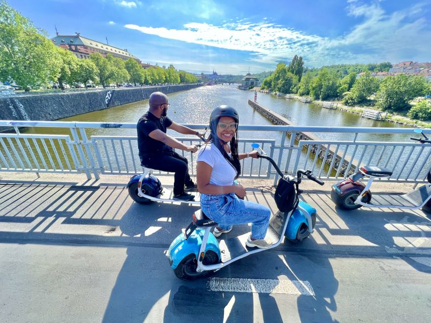 Prague: Fat Tire E-Scooter Guided Tour - Your Scrooser ride: comfort, brakes, and how the guide keeps you safe