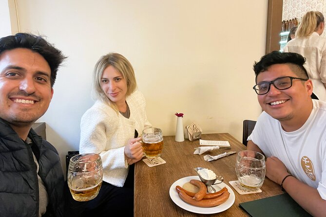 Prague Food tasting tour of Hidden Gems for Small Groups - Stop 4 at Korunní 984/39: klobása plus Czech beer