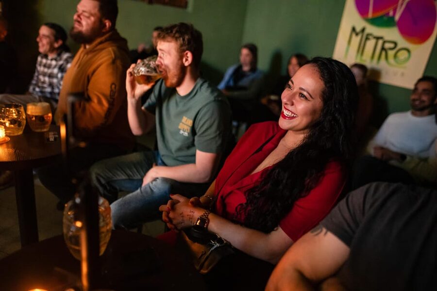 Prague: Friday Stand-Up Comedy in English - The bar and lounge after: why you should plan to stay a bit
