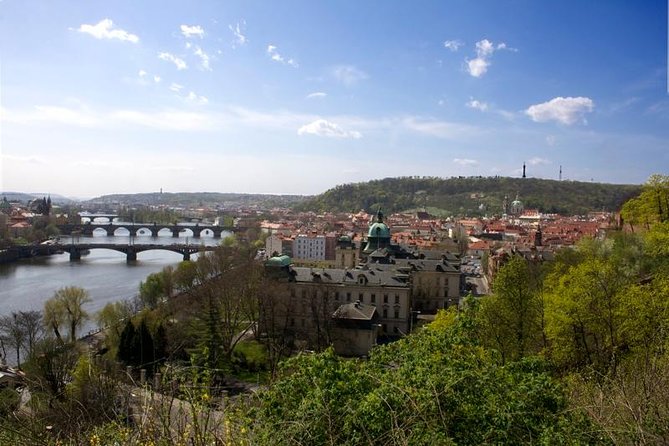 Prague Full-Day City Walking Tour and Petrin Tower - Quick turns into quiet places: Franciscan Garden and Our Lady of the Snows