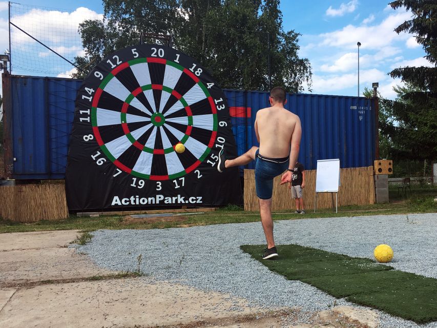 Prague : Giant Foot Darts and Giant Beer Pong Game - Price and value: what $88 per person really buys