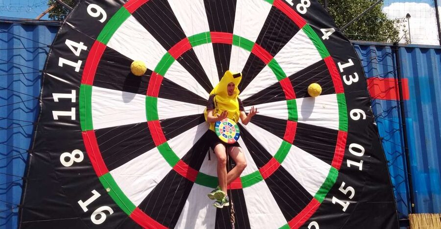 Prague: Giant Football Darts Game with Round of Beers & BBQ - Price and value in Prague: what $88 really covers